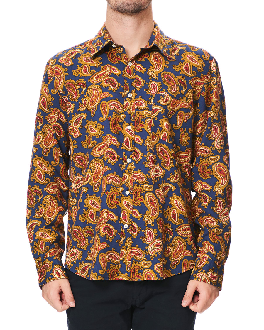 Herren | Hemden | GANT | Luke Edward Hall Town Paisley Shirt College Blue