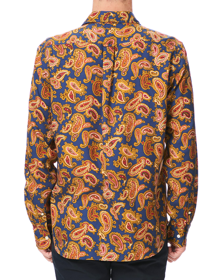 Herren | Hemden | GANT | Luke Edward Hall Town Paisley Shirt College Blue