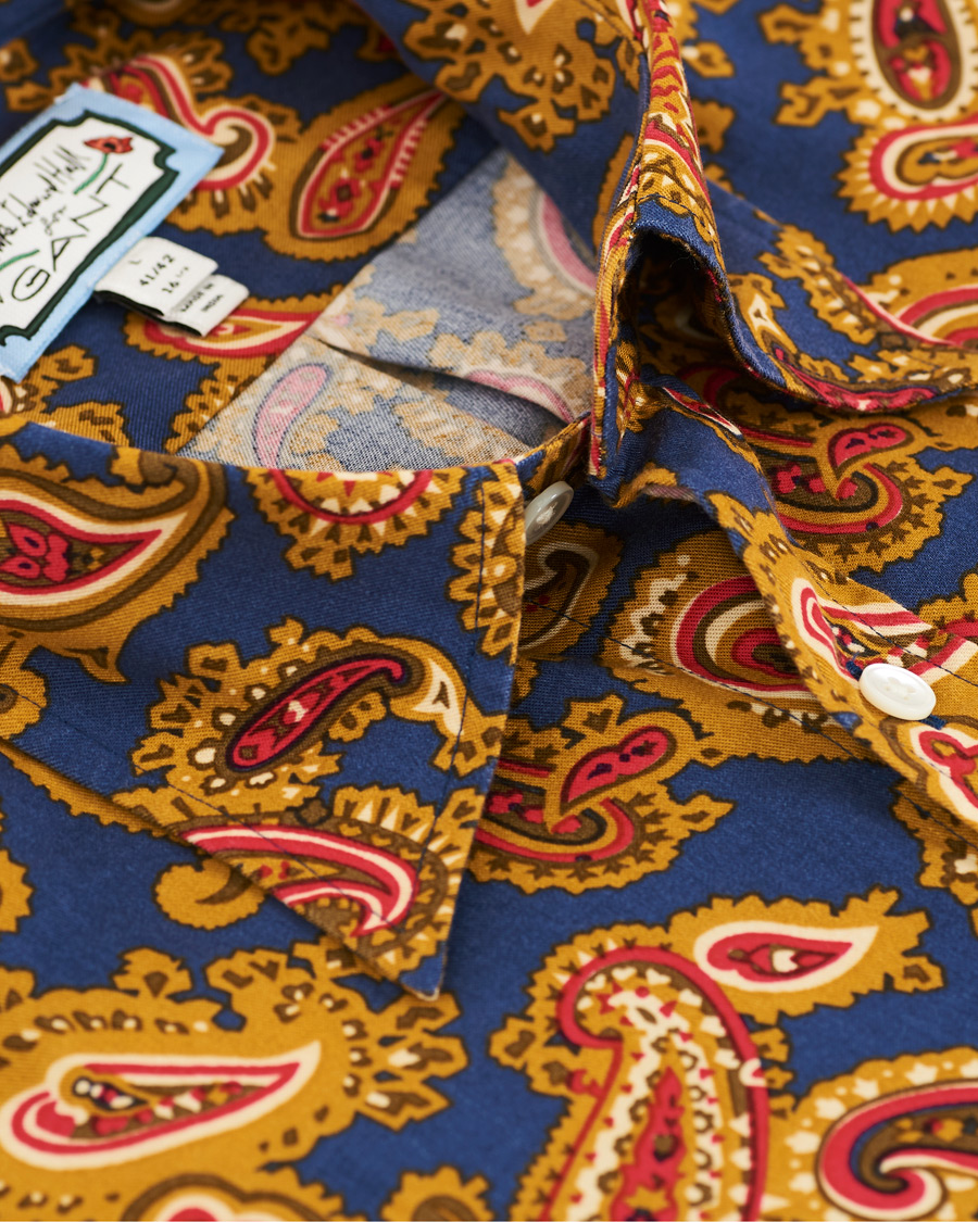 Herren | Hemden | GANT | Luke Edward Hall Town Paisley Shirt College Blue
