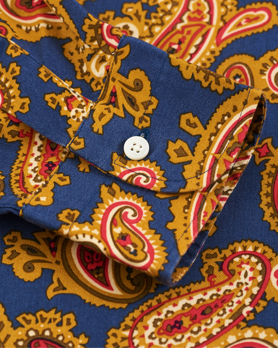 Herren | Hemden | GANT | Luke Edward Hall Town Paisley Shirt College Blue