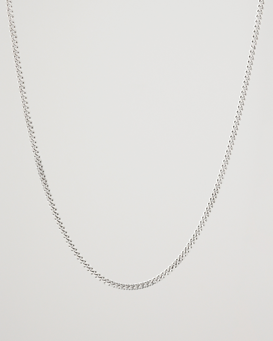 Herren | Schmuck | Tom Wood | Curb Chain M Necklace Silver