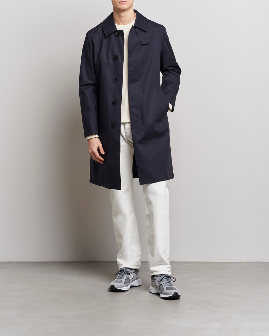 Herren | Jacken | Mackintosh | Manchester Car Coat Navy