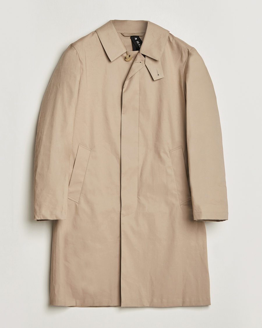 Herren | Jacken | Mackintosh | Manchester Car Coat Fawn