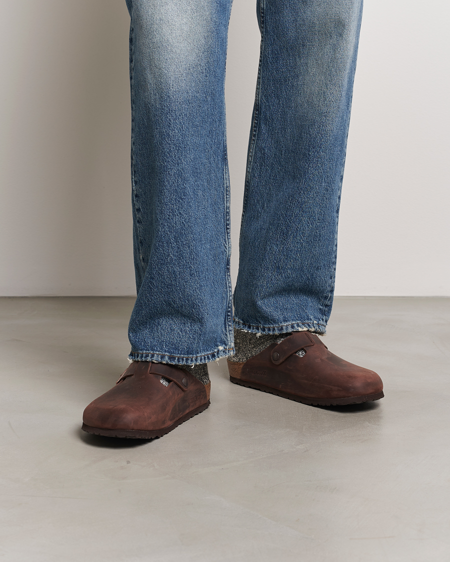 Herren | Sandalen & Pantoletten | BIRKENSTOCK | Boston Classic Footbed Habana Oiled Leather