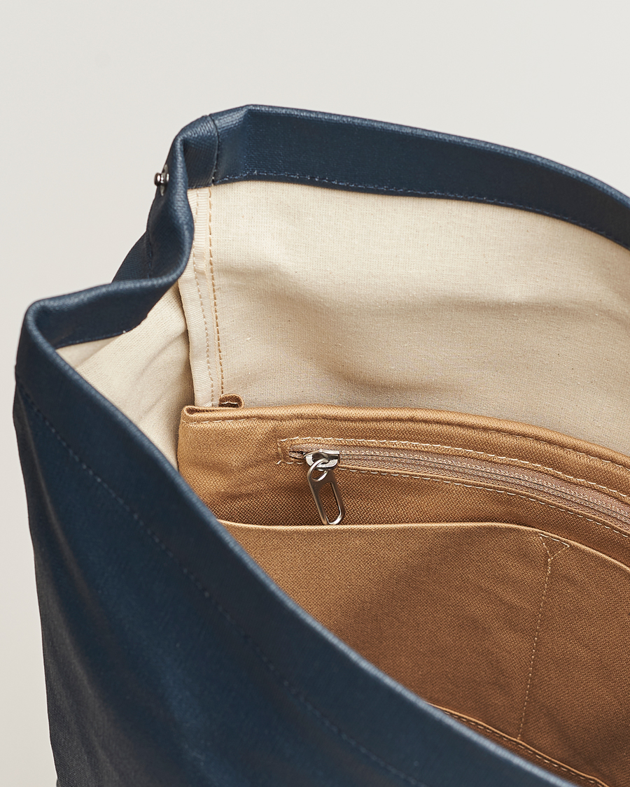 Herren | Taschen | Brooks England | Pickwick Cotton Canvas 26L Backpack Dark Blue/Black