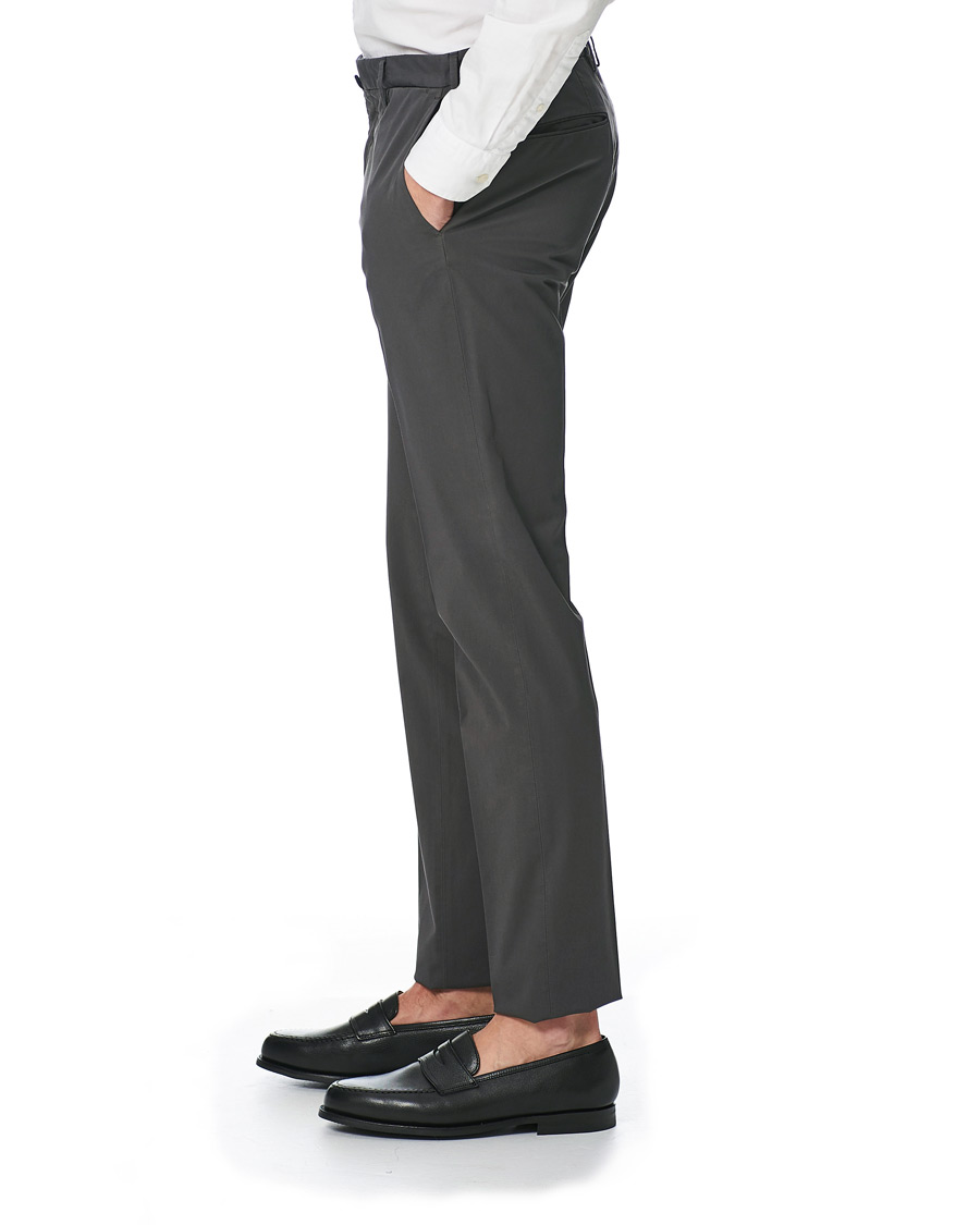 Herren | Hosen | Incotex | Slim Fit Stretch Chinos Dark Grey