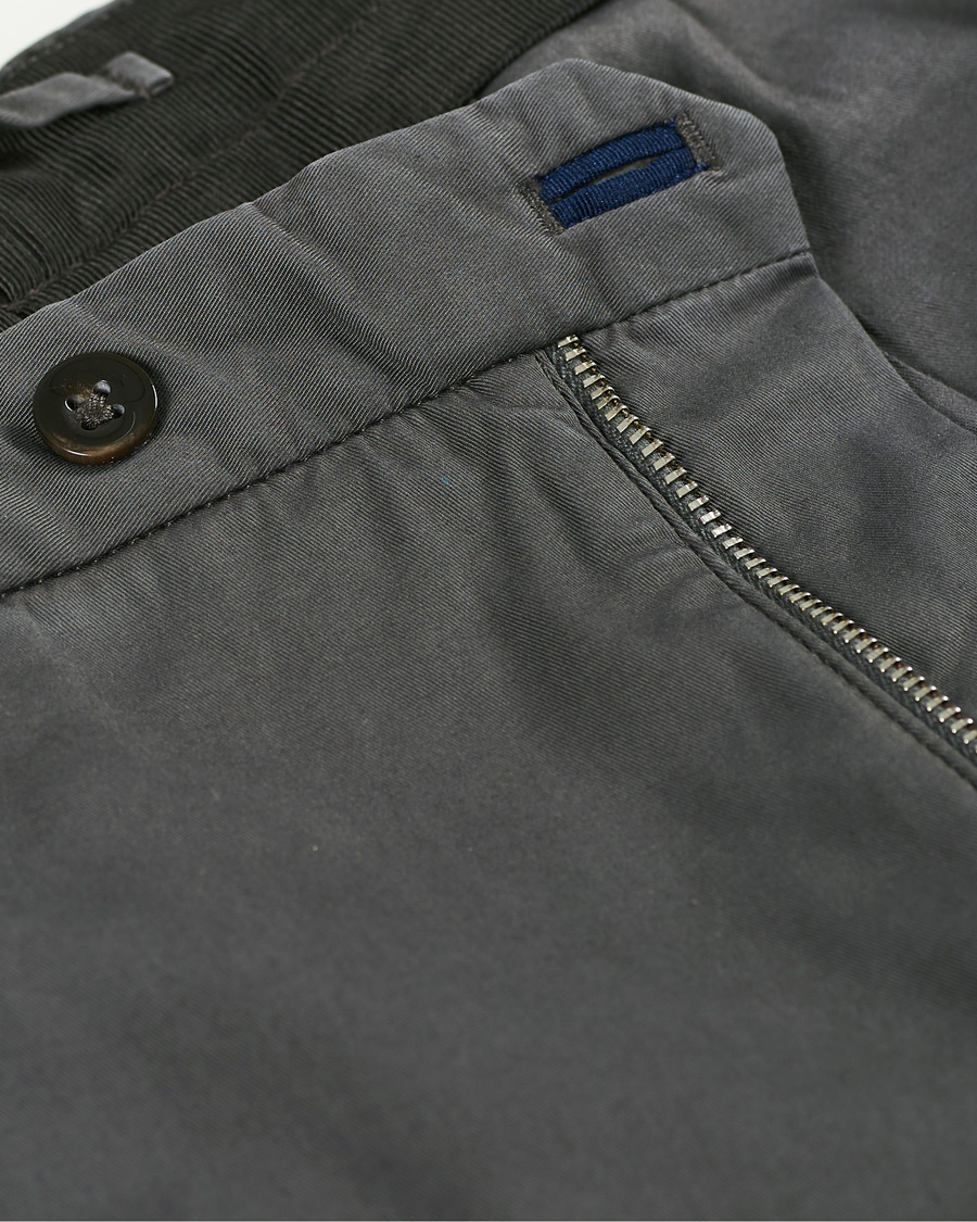 Herren | Hosen | Incotex | Slim Fit Stretch Chinos Dark Grey