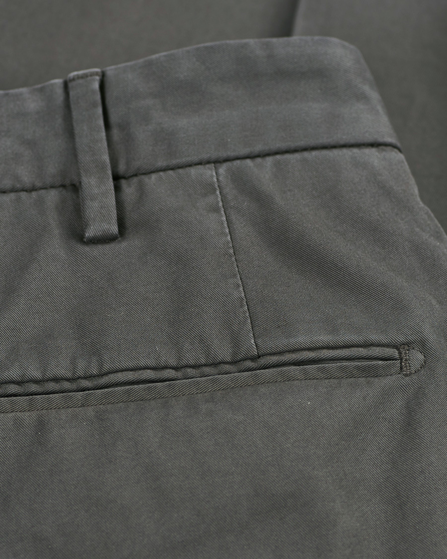 Herren | Hosen | Incotex | Slim Fit Stretch Chinos Dark Grey