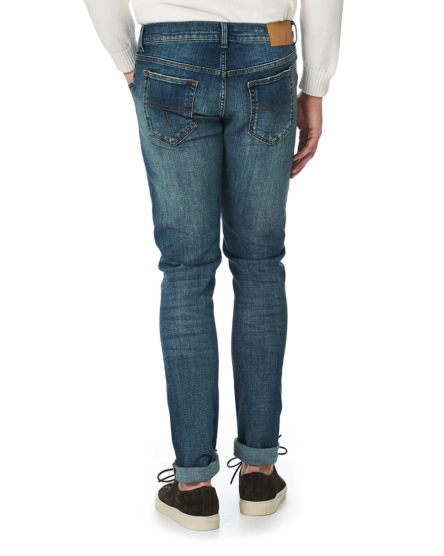 Herren | Jeans | Tiger of Sweden Jeans | Slim Super Stretch Ideal Jeans Medium Blue