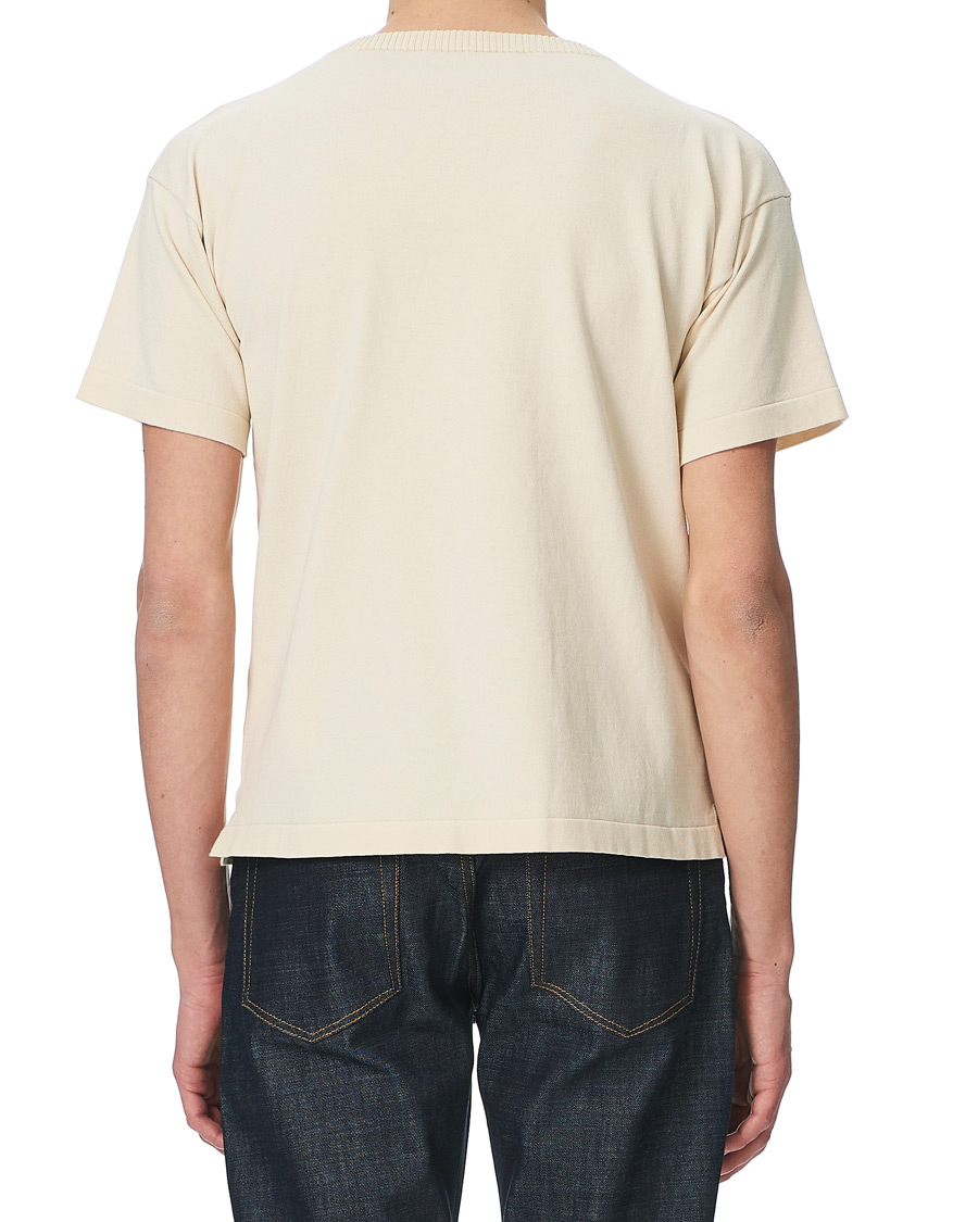 Herren | T-Shirts | Andersen-Andersen | Boatsman Short Sleeve Tee Off White