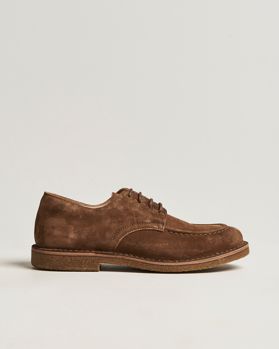 Herren | Derby | Astorflex | Carlflex Derby Dark Khaki Suede