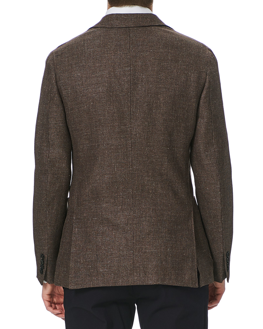 Herren | Sakkos | Ermenegildo Zegna | Unconstructed Linen Blazer Brown