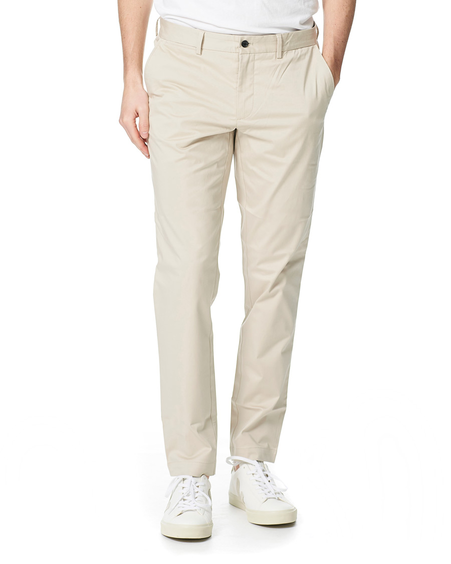 Herren | Hosen | J.Lindeberg | Chaze Super Satin Strech Chinos Sand Grey