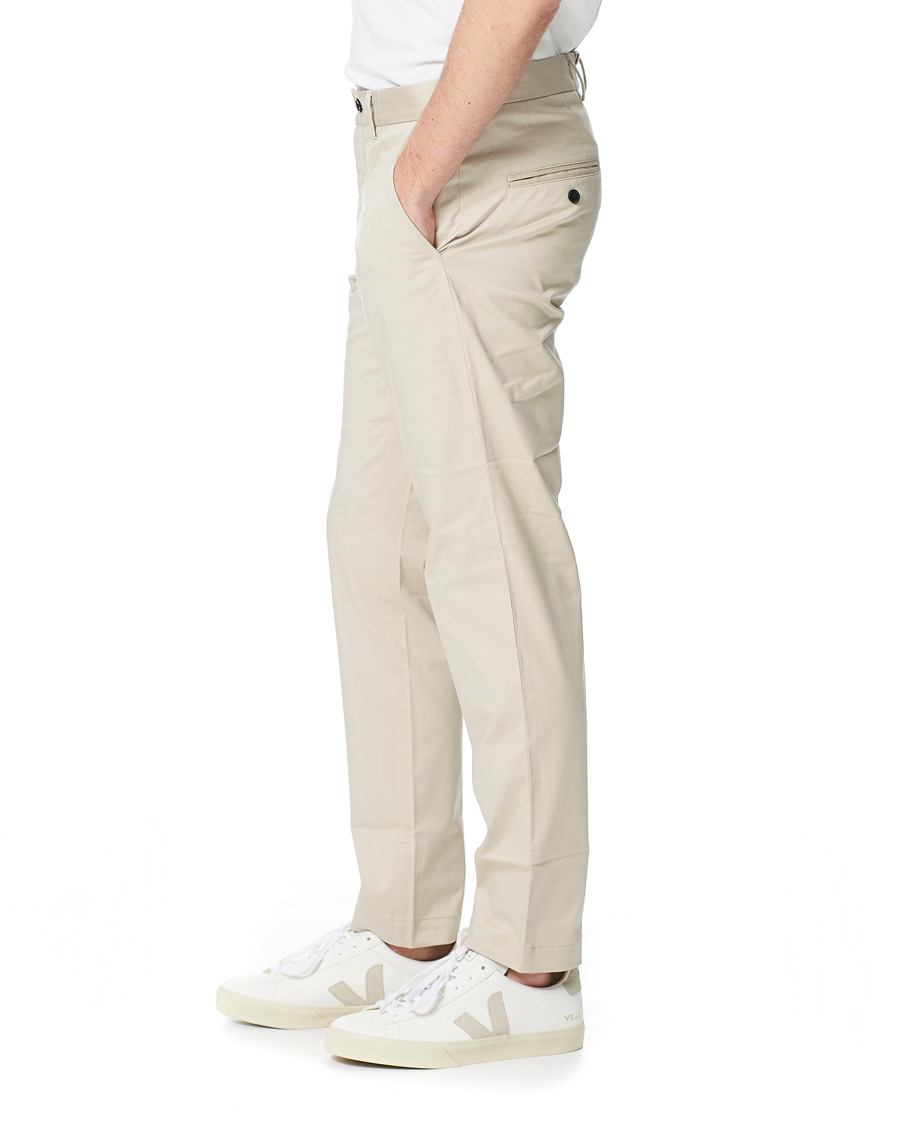 Herren | Hosen | J.Lindeberg | Chaze Super Satin Strech Chinos Sand Grey
