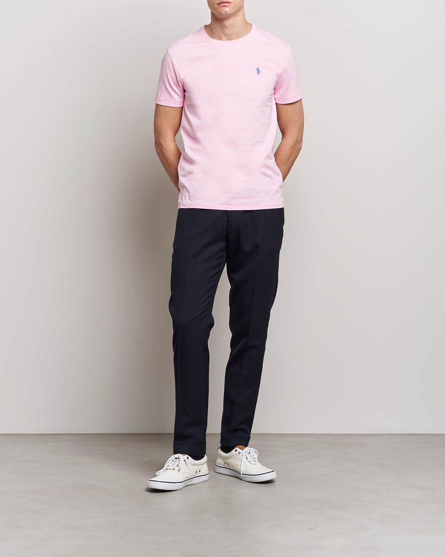 Herren | T-Shirts | Polo Ralph Lauren | Crew Neck T-Shirt Carmel Pink