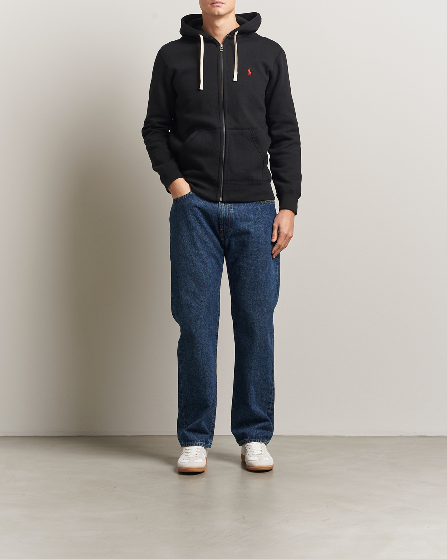 Herren | Pullover | Polo Ralph Lauren | Athletic Fleece Full-Zip Hoodie Polo Black