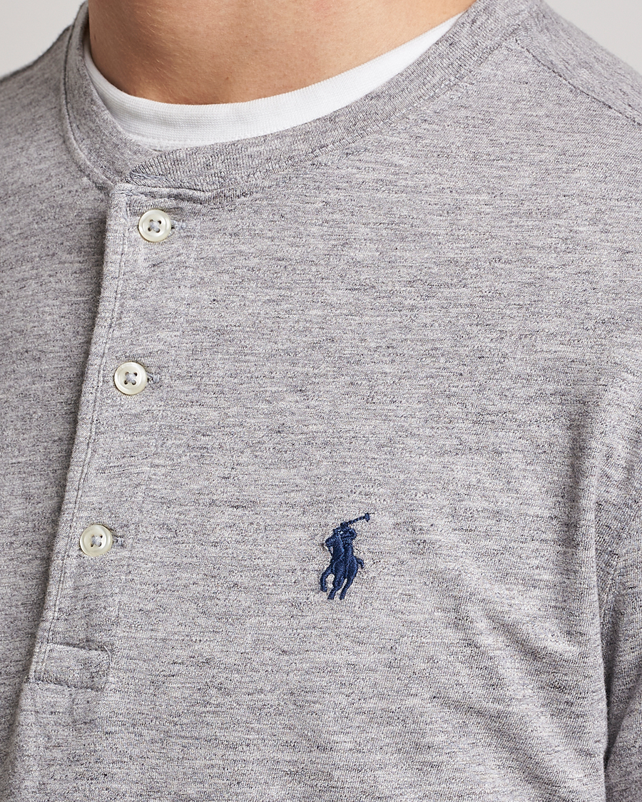 Herren | Pullover | Polo Ralph Lauren | Slub Jersey Henley Dark Vintage Heather