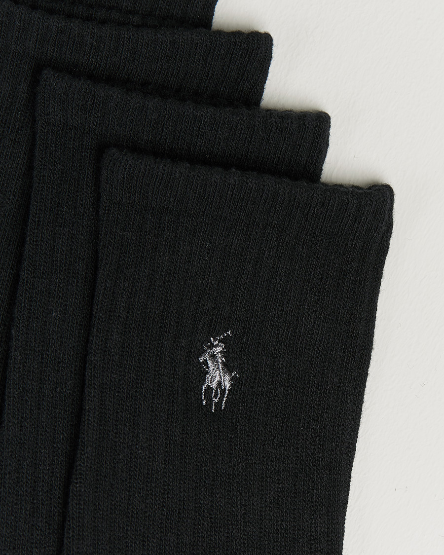 Herren | Normale Socken | Polo Ralph Lauren | 6-Pack Cotton Crew Socks Black