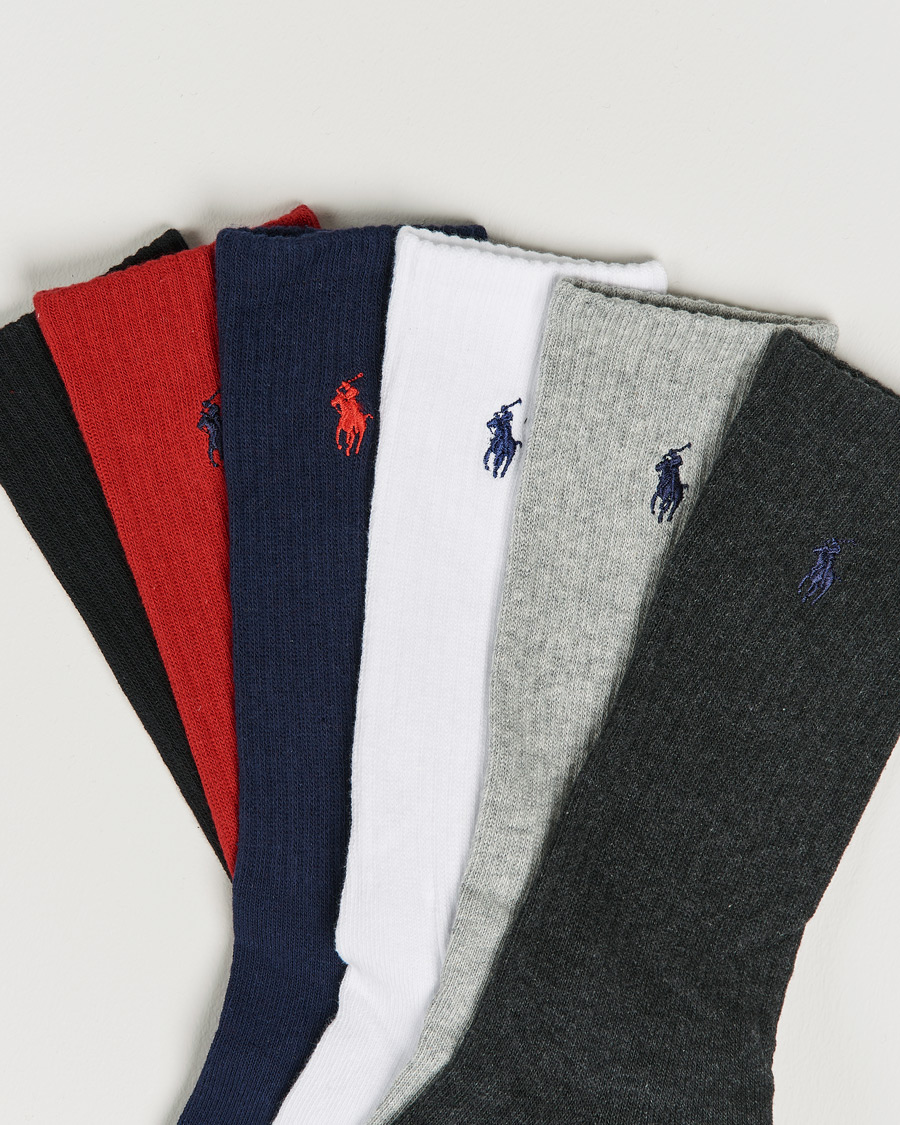 Herren | Normale Socken | Polo Ralph Lauren | 6-Pack Cotton Crew Socks Multi
