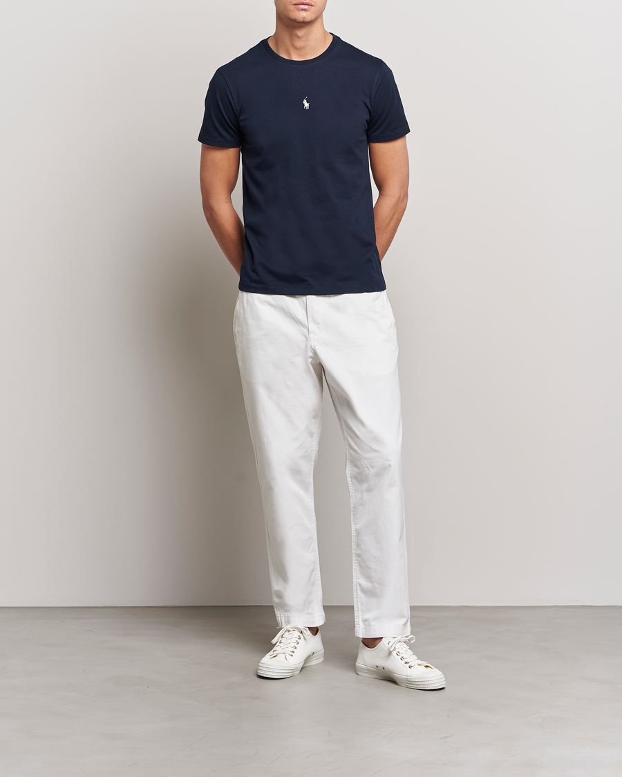 Herren | T-Shirts | Polo Ralph Lauren | Chest Crew Neck Tee Aviator Navy