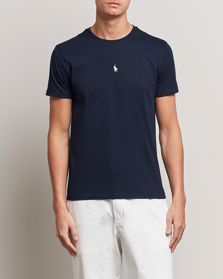 Herren | T-Shirts | Polo Ralph Lauren | Chest Crew Neck Tee Aviator Navy