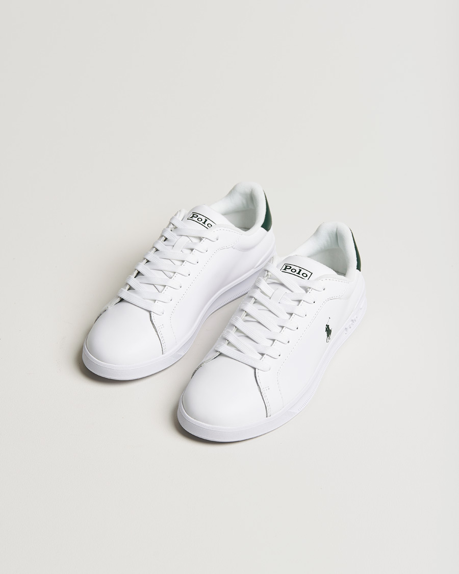 Herr | Skor | Polo Ralph Lauren | Heritage Court Sneaker White/College Green