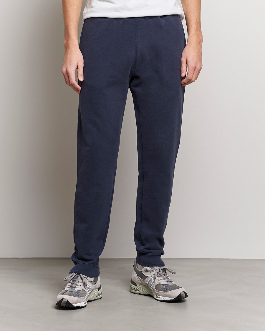 Herren | Kleidung | Sunspel | Cotton Loopback Track Pants Navy