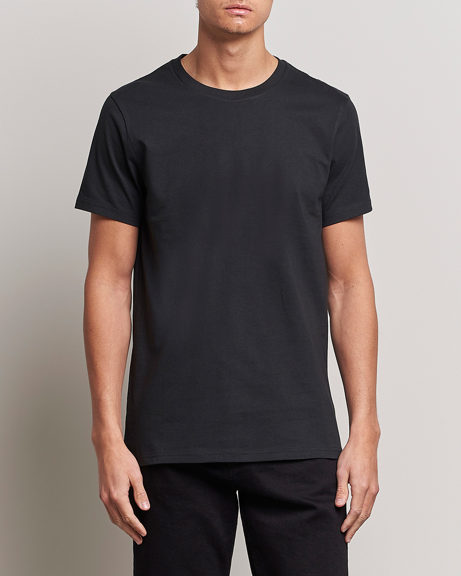 Herren | T-Shirts | Bread & Boxers | Crew Neck Regular T-Shirt Black