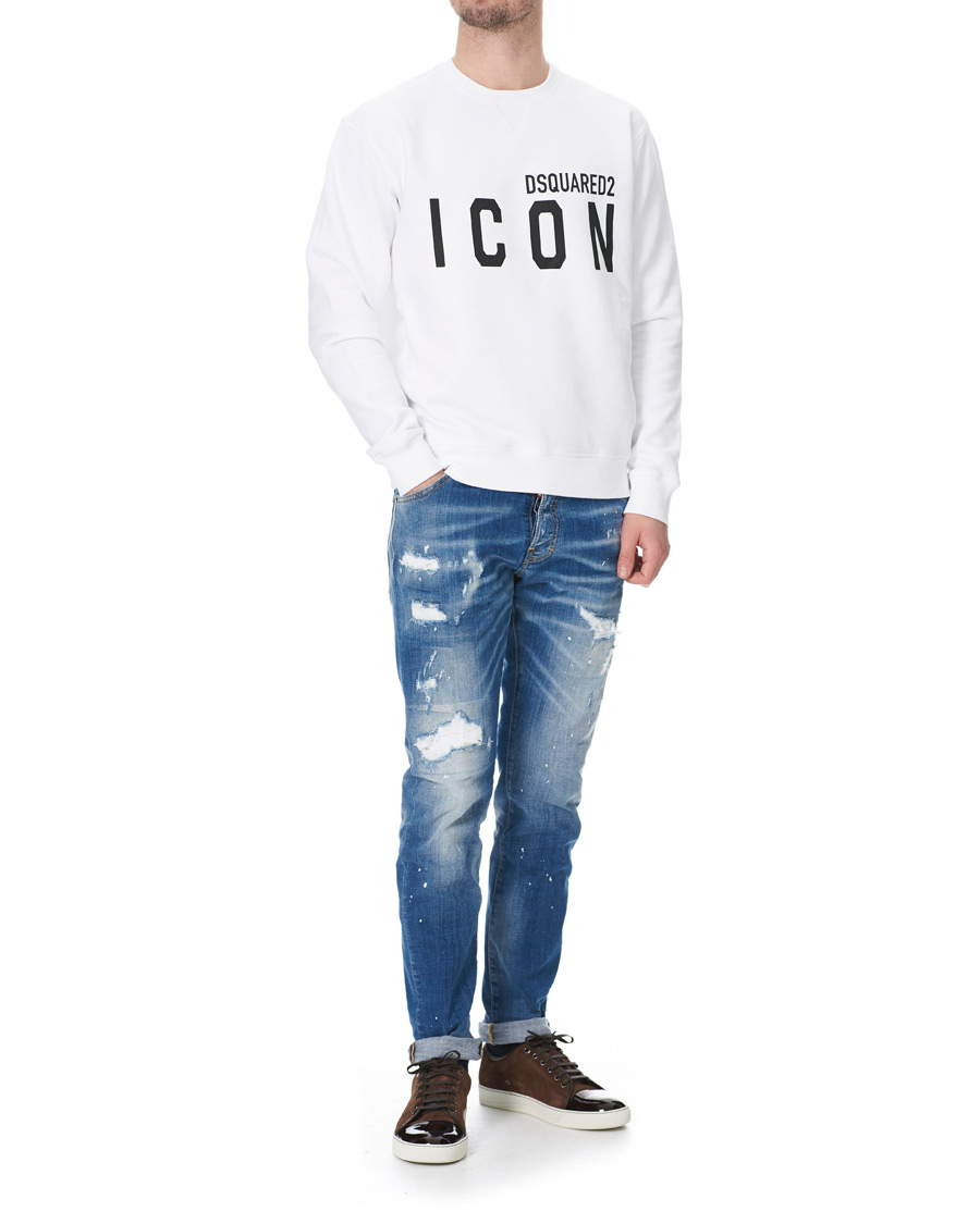 Herren | Pullover | Dsquared2 | Icon Sweatshirt White