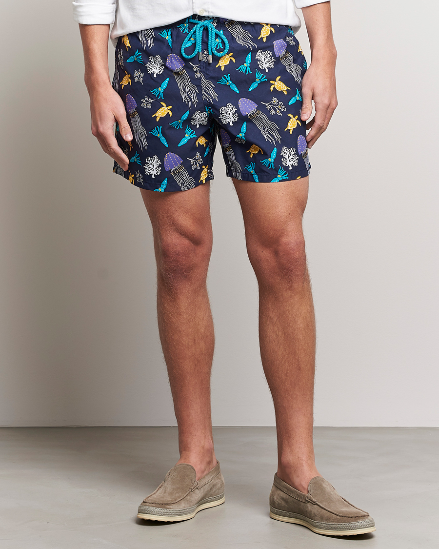 Herren | Badehosen | Vilebrequin | Moorea Swim Shorts Navy Blue