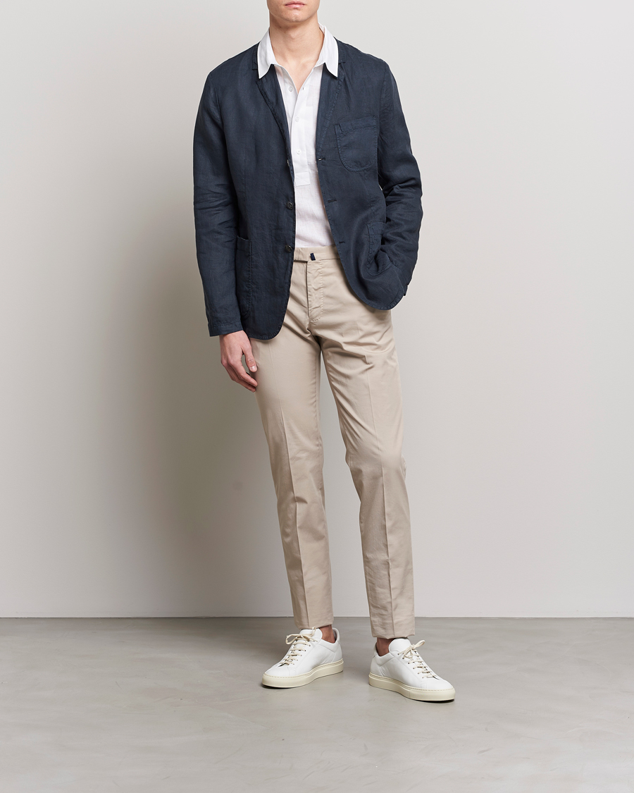 Herren | Sakkos | Aspesi | Samuraki Linen Blazer Navy