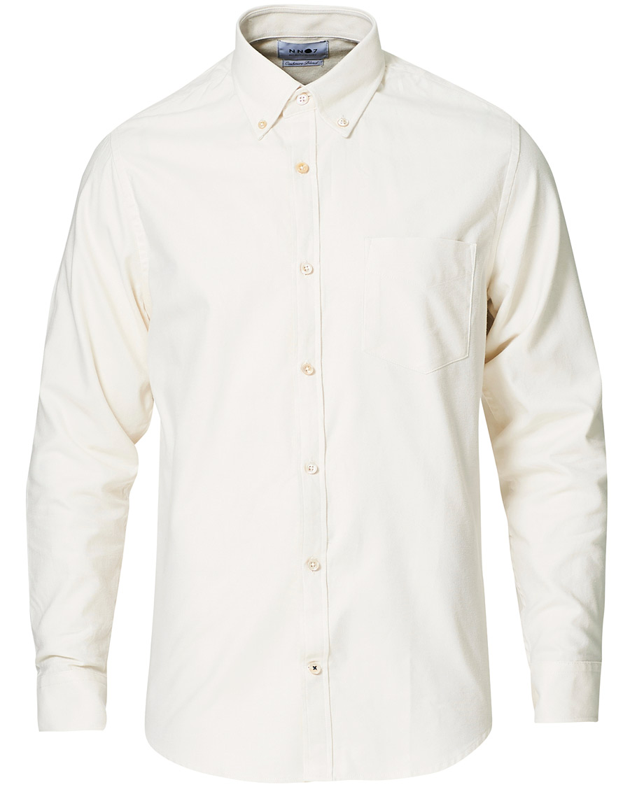 Herren | Hemden | NN07 | Levon Oxford/Cashmere Shirt Egg White