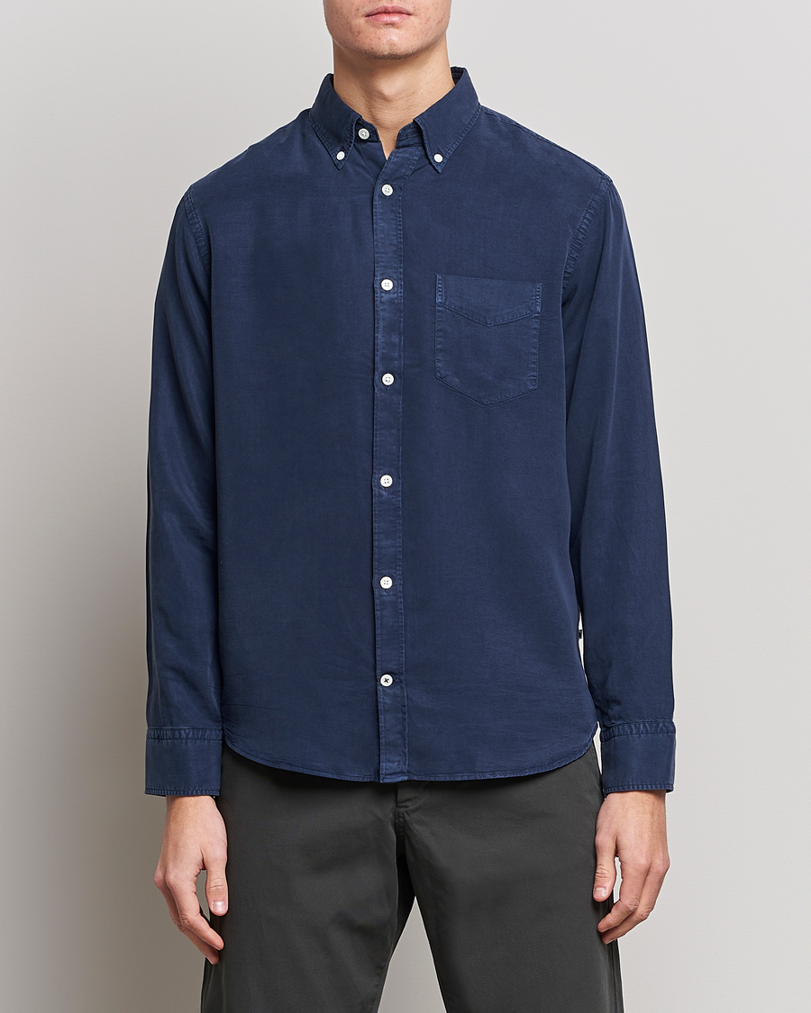 Herren | Hemden | NN07 | LevonTencel Shirt Blue