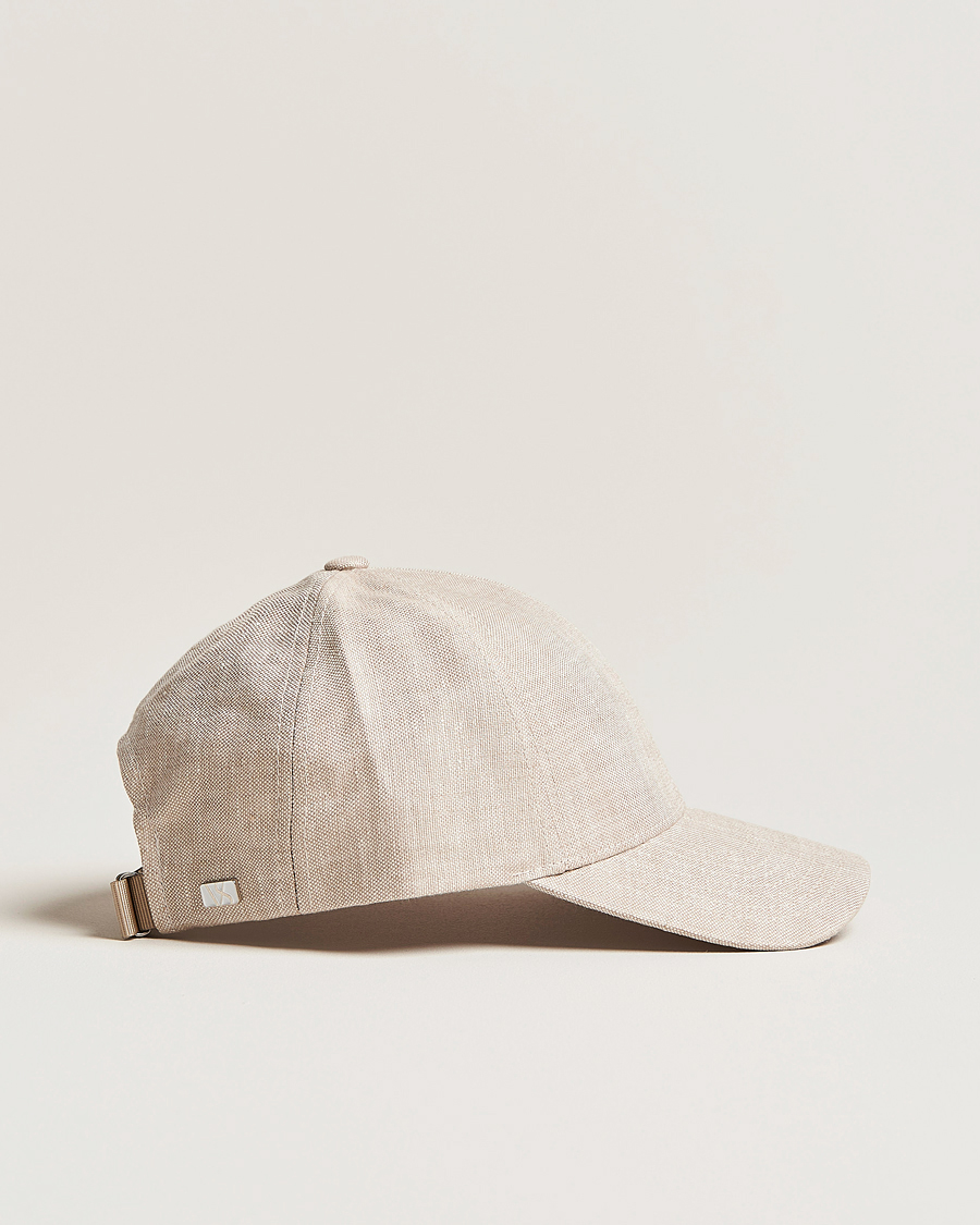 Herren | Contemporary Creators | Varsity Headwear | Linen Baseball Cap Hampton Beige