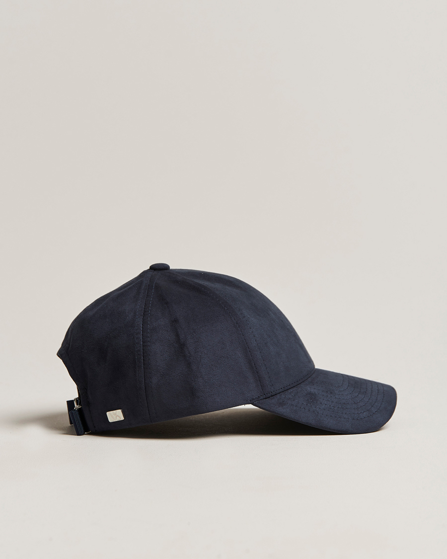 Herren | Varsity Headwear Alcantara Baseball Cap Space Blue | Varsity Headwear | Alcantara Baseball Cap Space Blue