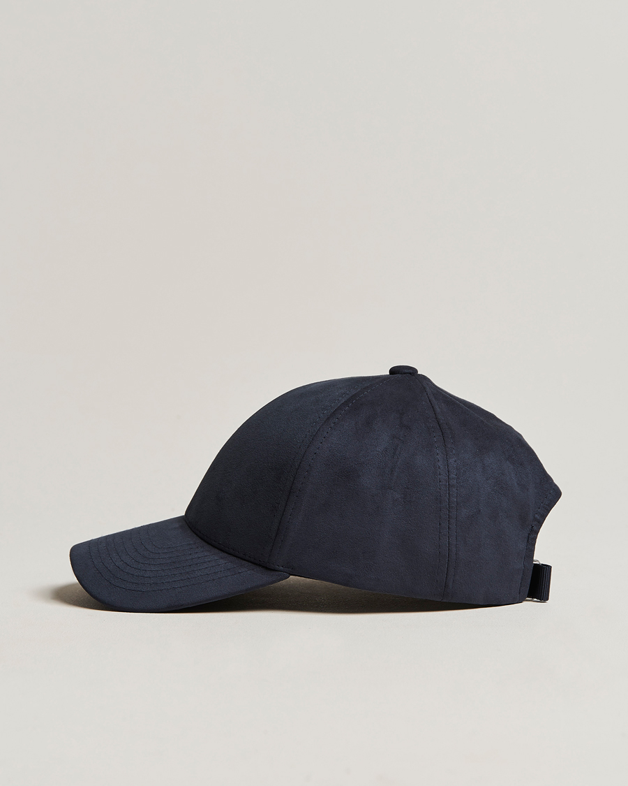 Herren | Varsity Headwear Alcantara Baseball Cap Space Blue | Varsity Headwear | Alcantara Baseball Cap Space Blue