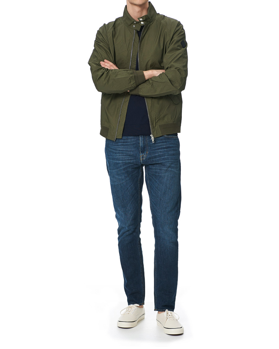 Herren | Jacken | GANT | Nylon Harrington Jacket Dark Leaf