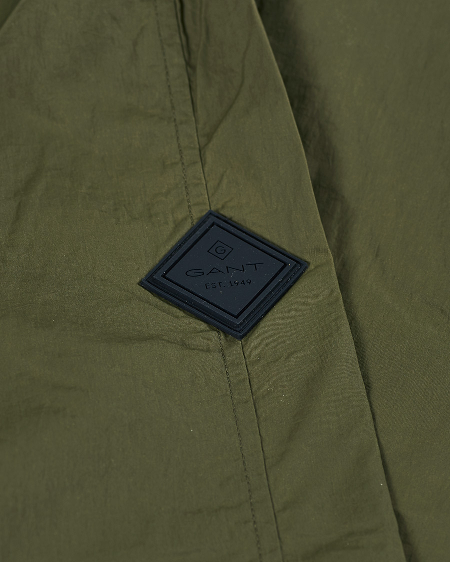 Herren | Jacken | GANT | Nylon Harrington Jacket Dark Leaf