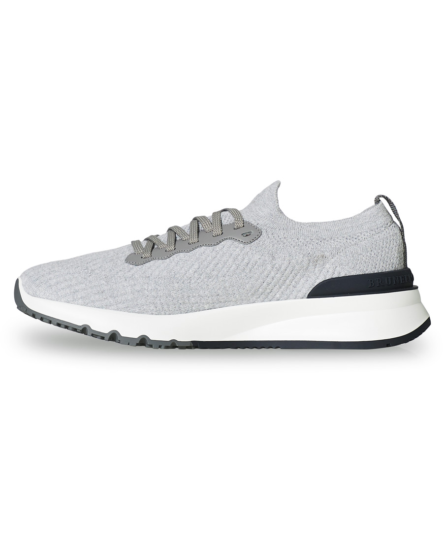 Herren | Brunello Cucinelli Mesh Running Sneaker Light Grey | Brunello Cucinelli | Mesh Running Sneaker Light Grey