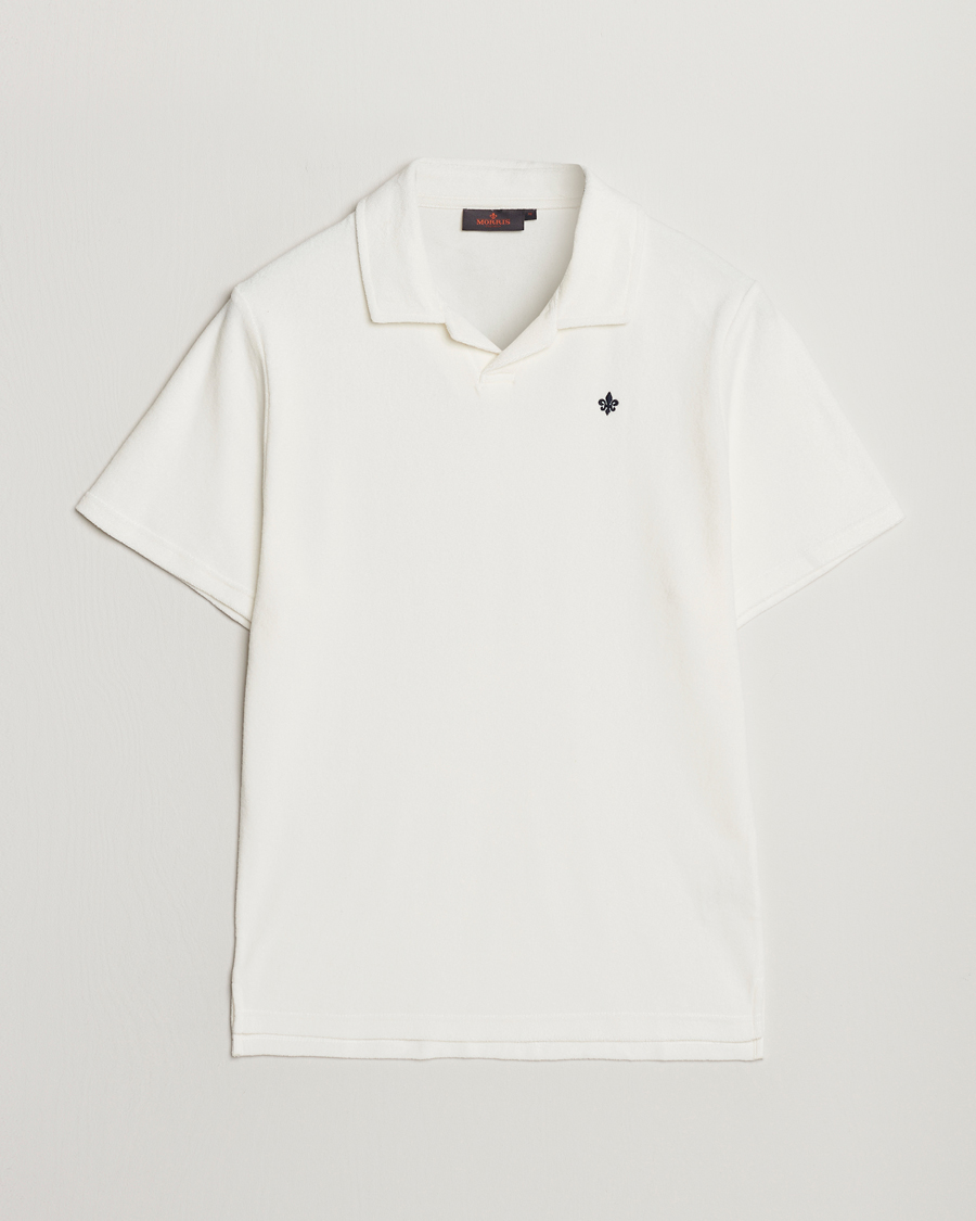 Herren | Poloshirts | Morris | Delon Terry Jersey Polo Off White