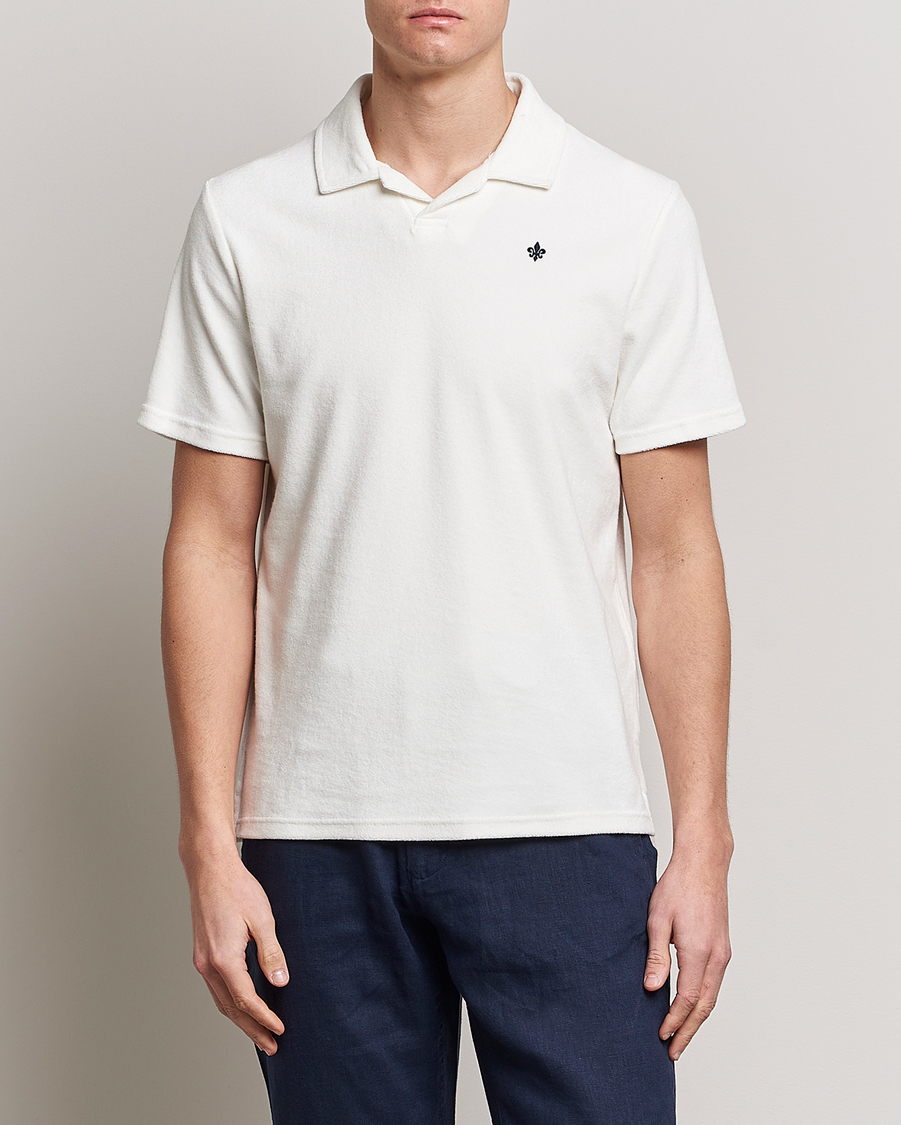 Herren | Poloshirts | Morris | Delon Terry Jersey Polo Off White