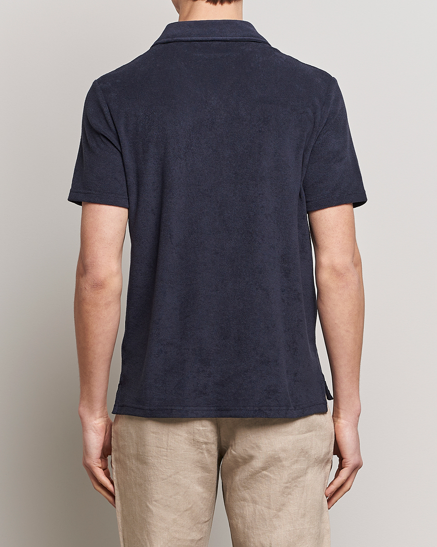 Herren | Poloshirts | Morris | Delon Terry Jersey Polo Old Blue