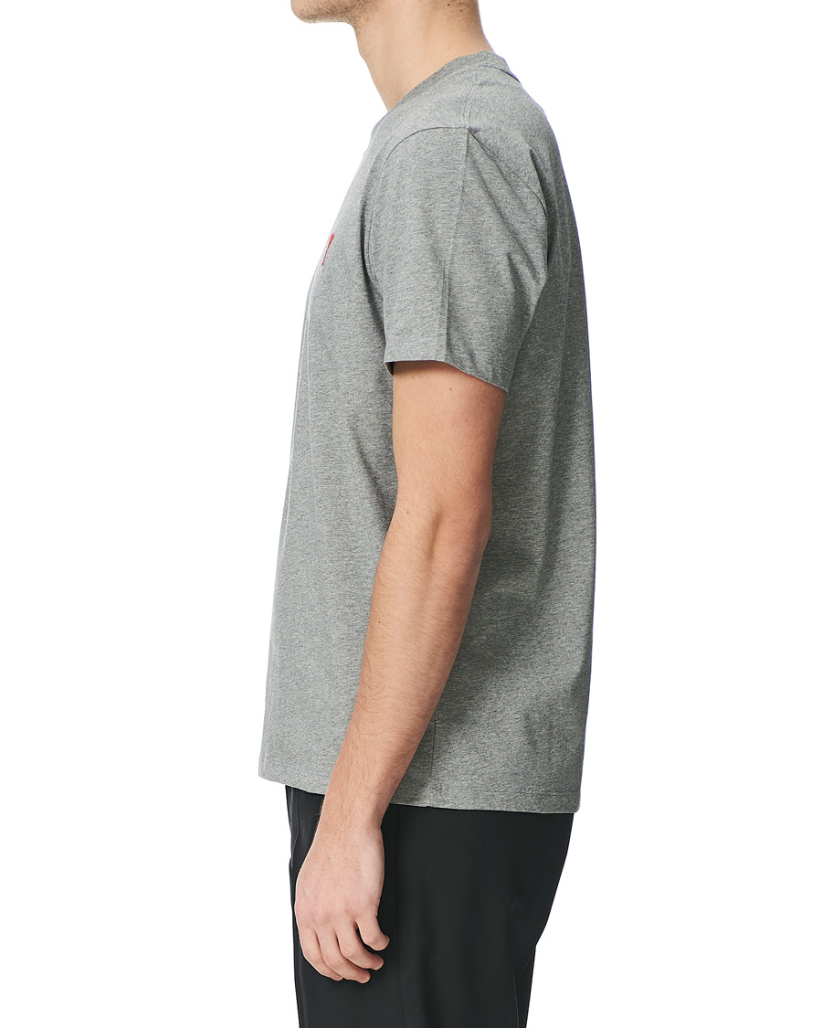 Herren | T-Shirts | AMI | Heart Short Sleeve Tee Heather Grey