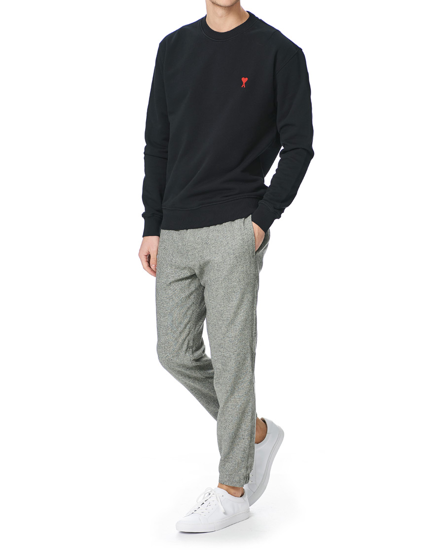 Herren | Pullover | AMI | Heart Logo Sweatshirt Black