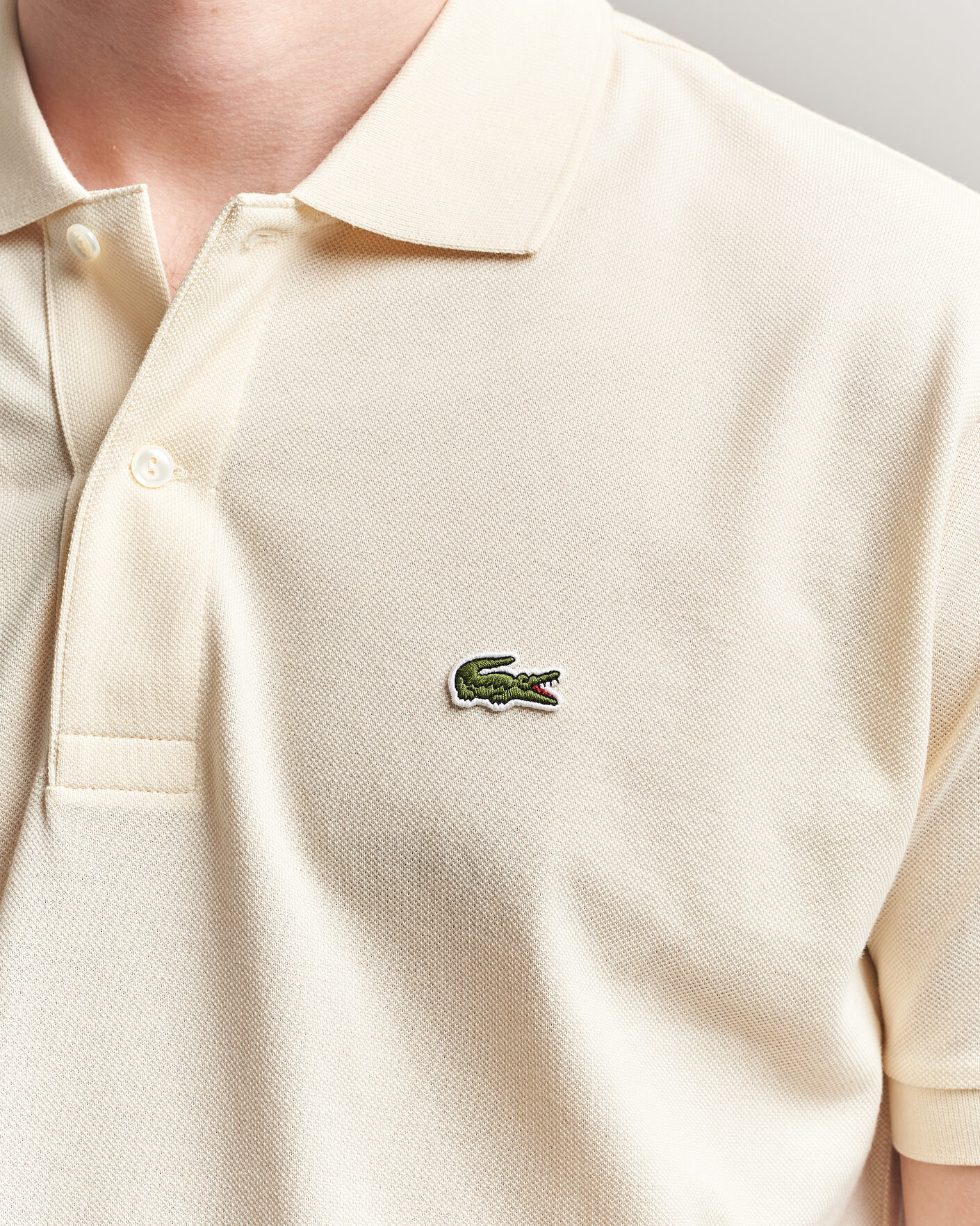 Herren | Poloshirts | Lacoste | Original Polo Piké Light Natural