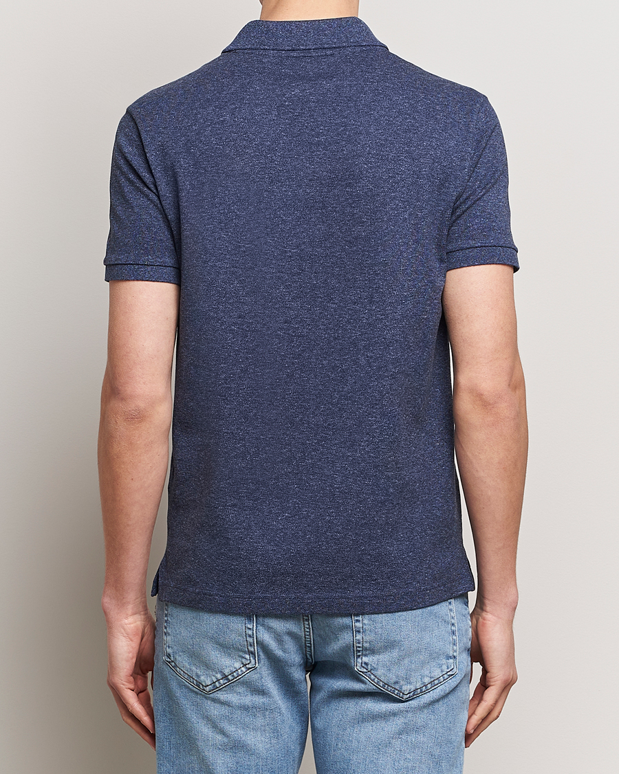 Herren | Poloshirts | Lacoste | Slim Fit Polo Piké Heather Nebula