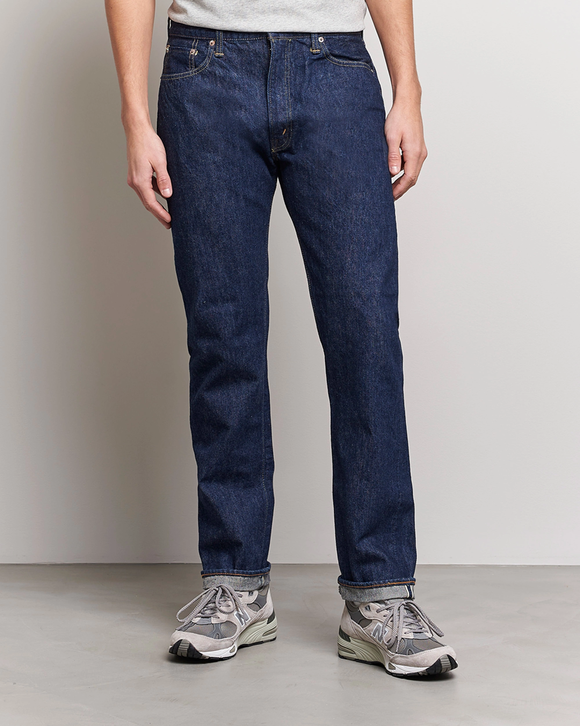 Herr |  | orSlow | Tapered Fit 107 Selvedge Jeans One Wash