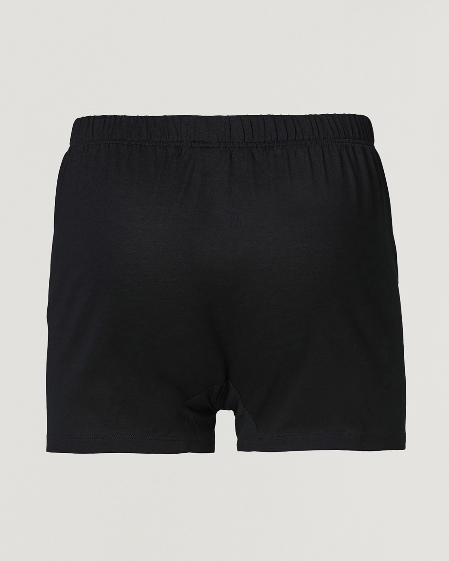 Herren | Unterhosen | Bresciani | Cotton Boxer Brief Black