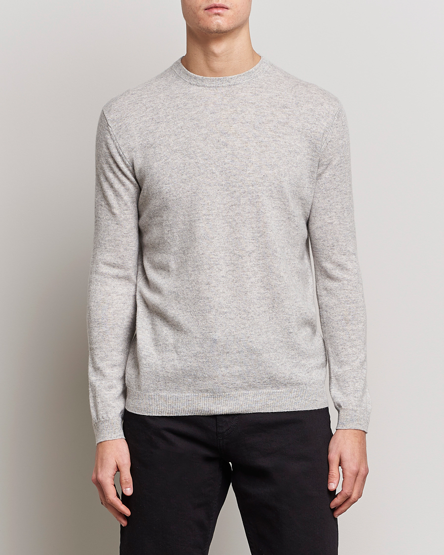 Herren | Pullover | People's Republic of Cashmere | Cashmere Roundneck Ash Grey