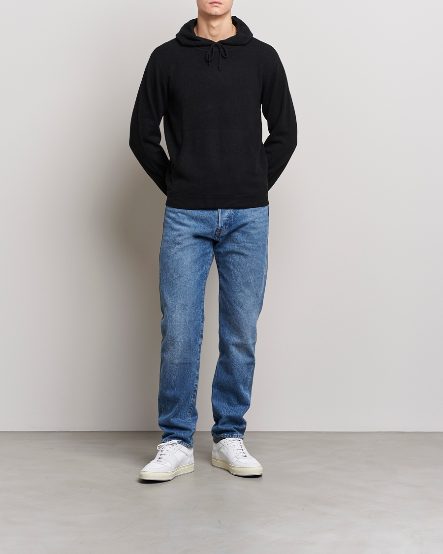 Herren | Pullover | People's Republic of Cashmere | Cashmere Hoodie Black